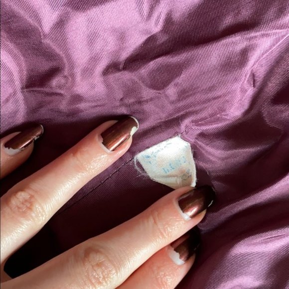 VTG 70s does Edwardian Victorian Puff Sleeve Coat - Picture 9 of 10